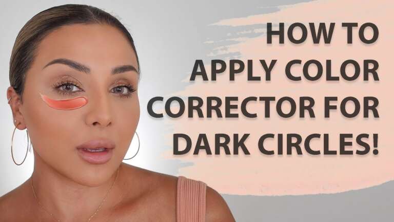 Natural Guide on Applying Color Corrector for Dark Circicles by Nina Ubhi