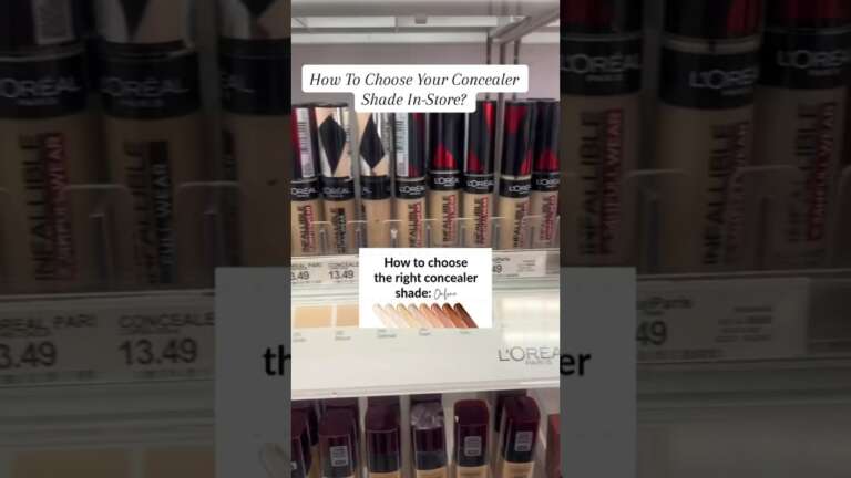 Natural Approach to Selecting Your Ideal Concealer Shade In-Store: A Makeup Tips Guide