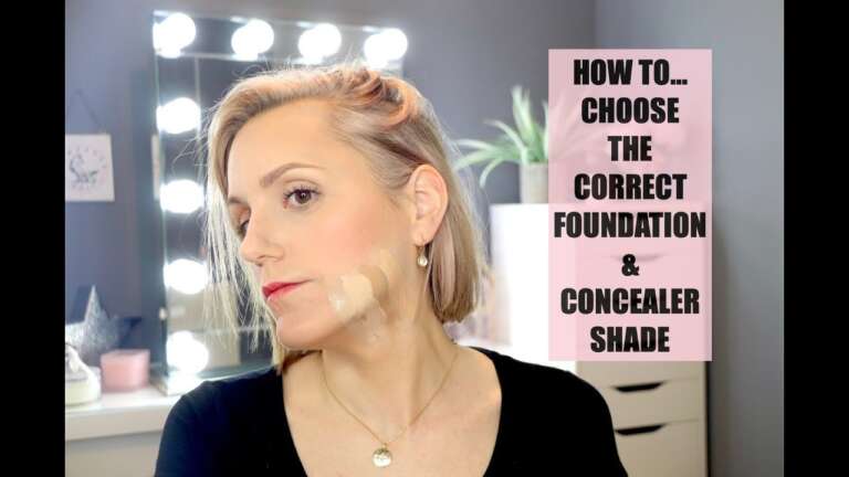 How to Naturally Select the Right Foundation & Concealer Shade for Your Skin Tone