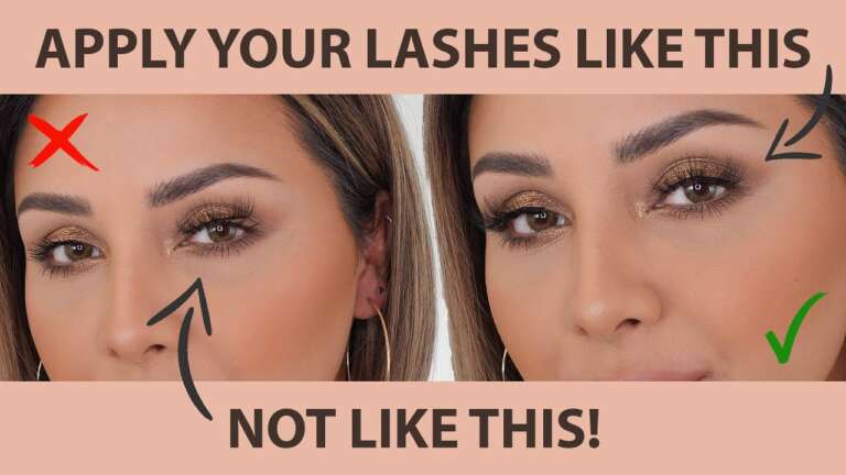 Effortless Guide to Applying False Eyelashes in 2021 with Nina Ubhi