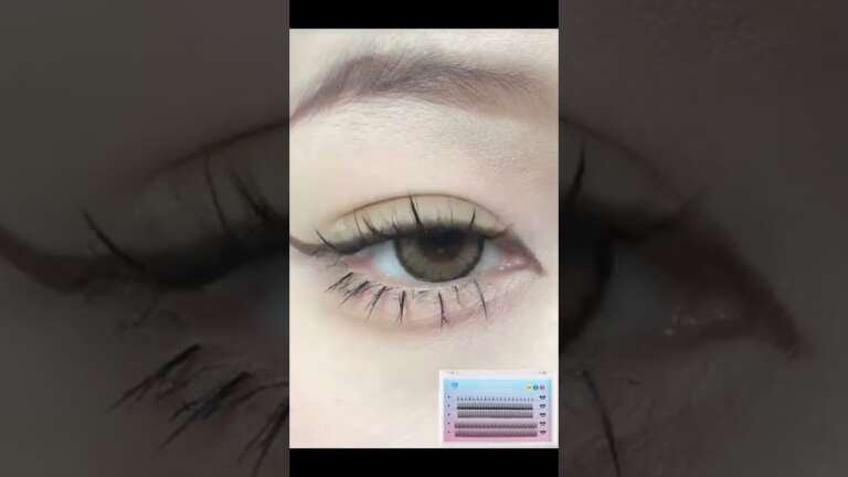 Natural Look Tutorial: How to Apply Individual Lash Clusters Without Eye Shadow