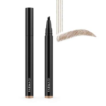 FARMASI BLONDE Eyebrow Microblading Pencil: Waterproof, Smudge-Proof, Long-Lasting Microblading Effect for Natural-Looking, Perfectly-Defined Brows Effortlessly and Stays on All Day