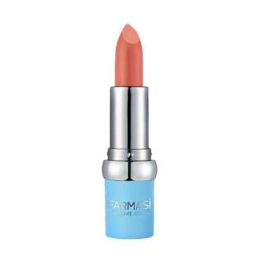 FARMASi BB Matte Lipstick, Barely There - Long-Lasting Hydrating Formula - Non-Drying Intense Color for All Day Wear - 4g/0.14flOz, Beige