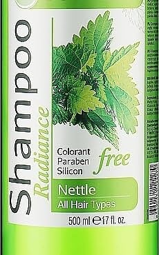FARMASi Botanics Shampoo with Nettle Extract, 500ml/16.9flOz - Strengthening, Nourishing, Shine, Daily Use, Haircare, Nettle Extract, Revitalizing, Improves Hair Texture, Thick and Full Hair