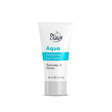 FARMASI Dr. C. Tuna Aqua Revitalizing Eye Cream, Hydrating and Smoothing,Smooth Fine Lines, with Hyaluronic Acid and Sea Water Complex, for All Skin Type, Vegan, 0.7 fl. oz / 20 ml