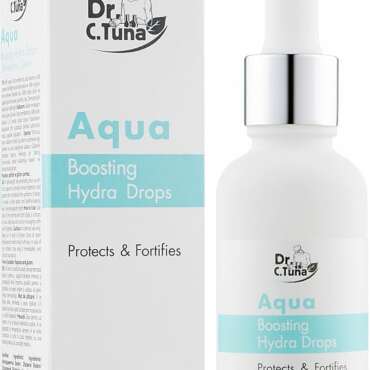 Farmasi Dr. C. Tuna Aqua Boosting Hydra Drops Serum for Dry and Normal Skin - Deep Hydration and Protection - 30ml/1flOz