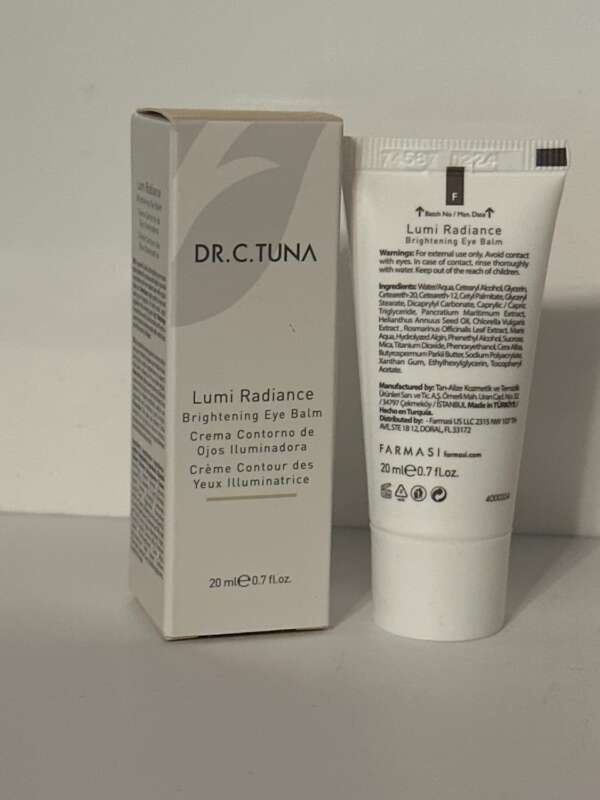 FARMASi Dr. C. Tuna Lumi Radiance Whitening Cream Around the Eyes, 20ml/0.68flOz - Advanced Lightening and Hydrating Eye Cream - Puffiness, and Fine Lines - Image 2