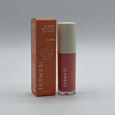 FARMASi Glazed Lip Gloss, 8ml/0.27flOz - High-Shine, Non-Sticky Formula for Luscious Lips - Moisturizing, Long-Lasting, and Suitable for Many Skin Tones, Peach