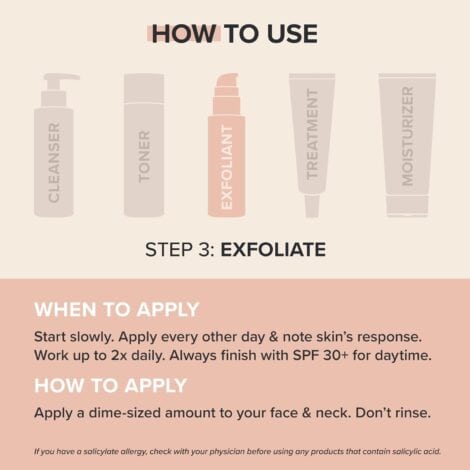 Paula's Choice SKIN PERFECTING 2% BHA Lotion Salicylic Acid Exfoliant, 3.3 Ounce Bottle Facial Exfoliator for Blackheads, Enlarged Pores, Wrinkles & Fine Lines - Image 5