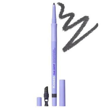 Kosas Soulgazer Intensifying Waterproof Gel Eyeliner - Orbit (smokey gray matte). Bonus Premium Korean Sheet Masque with Collagen