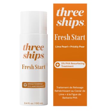 Three Ships Fresh Start Lime Pearl + Prickly Pear 5% PHA Resurfacing Treatment