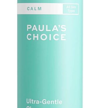 Paula's Choice CALM Ultra-Gentle Cleanser for Sensitive Skin, Calms + Soothes Redness, Daily Face Wash for Rosacea-Prone & Eczema-Prone Skin, Fragrance-Free & Paraben-Free, 6.7 Fl Oz.