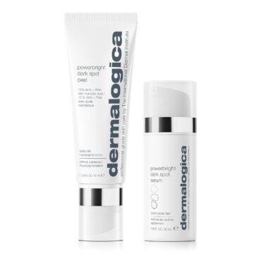 Dermalogica PowerBright Dark Spot System Skin Care Kit, Includes Face Serum and Peel - Fade, Lift, and Prevent Dark Spots and Hyperpigmentation