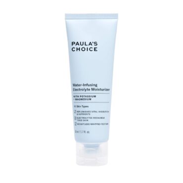 Paula's Choice Water-Infusing Electrolyte Face Moisturizer, Lightweight Deep Hydration for All Skin Types Including Dry and Acne-Prone Skin, 1.7 Ounces