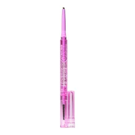 Kosas Brow Pop - Longwear Eyebrow Makeup, Dual-Sided Defining Pencil with Castor Oil for Soft, Natural Look of Real Hair - Medium Brown