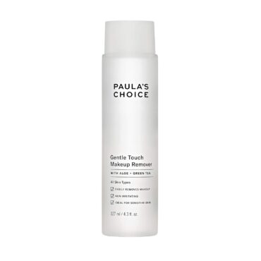 Paula's Choice Gentle Touch Oil Free Waterproof Makeup Remover, Aloe & Green Tea, Non-Irritating, 4.3 Ounce