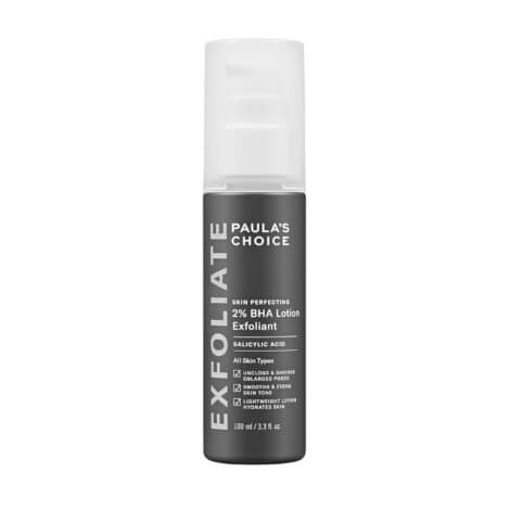Paula's Choice SKIN PERFECTING 2% BHA Lotion Salicylic Acid Exfoliant, 3.3 Ounce Bottle Facial Exfoliator for Blackheads, Enlarged Pores, Wrinkles & Fine Lines