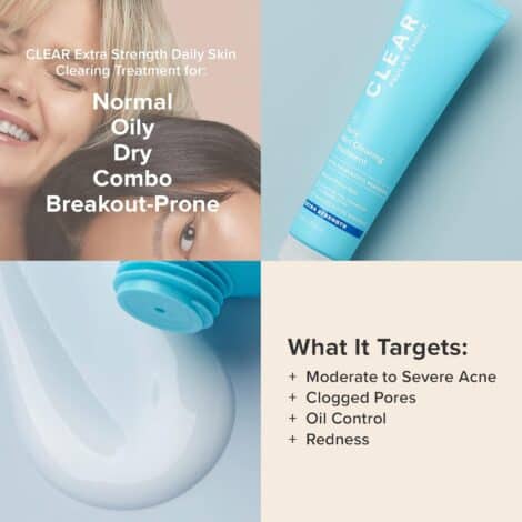 Paula's Choice CLEAR Daily Skin Clearing Treatment with Benzoyl Peroxide, Treats and Prevents Mild to Severe Acne & Breakouts, Fragrance-Free, 2.25 Fl. Oz. - Image 4