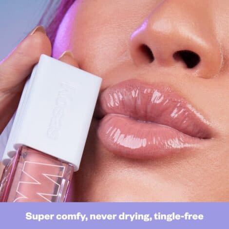 Kosas Wet Lip Oil Gloss - Hydrating Lip Plumping Treatment with Hyaluronic Acid & Peptides, Non-Sticky Finish (Unhooked) - Image 6