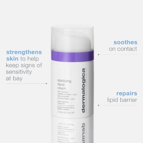 Dermalogica Stabilizing Repair Cream, Face Moisturizer for Sensitive Skin with Cica - Strengthens, Soothes, and Repairs Skin Barrier, 1.7 fl oz - Image 2