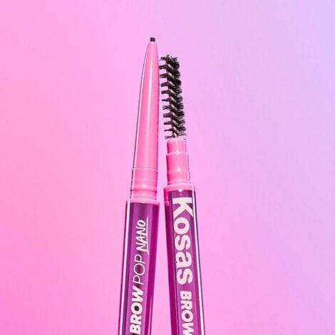 Kosas Brow Pop Nano - Ultra-Fine 1mm Brow Pencil Precision Tip - Natural-Looking Eyebrows with Finest Hairlike Stroke - All Day Wear, Hypoallergenic, Safe for Sensitive Skin- Brown Black - Image 5