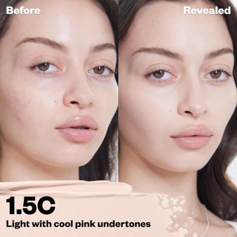 Kosas Mini Revealer Concealer - Medium Coverage Makeup, Conceals Dark Circles Under the Eyes, Dark Spots and Blemishes (Tone 1.5) - Image 2