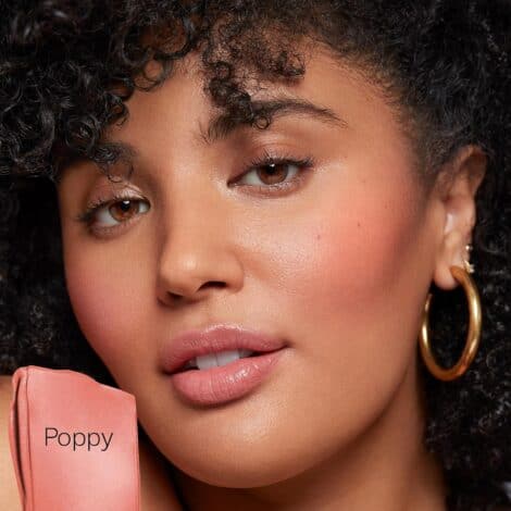 Saie Mini Glowy Super Gel Lightweight llluminator & Makeup Primer - Starglow (0.5 oz) + Dew Blush - Lightweight Liquid Blush with a Blendable + Buildable Cream Finish - Poppy (.40 oz) - Image 8