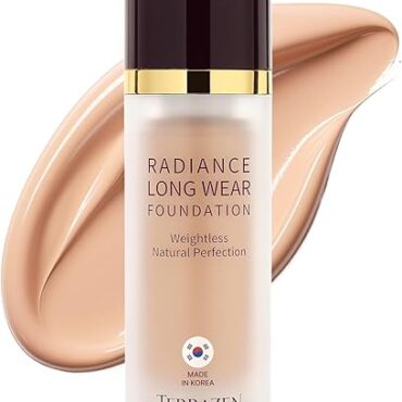 Korean Foundation Face Makeup Cream 30ml Beige Fair to Light Skin - Beauty Liquid Full Coverage Long Lasting Base with Natural Matte Finish Weightless Full Coverage foundation makeup (Beige)
